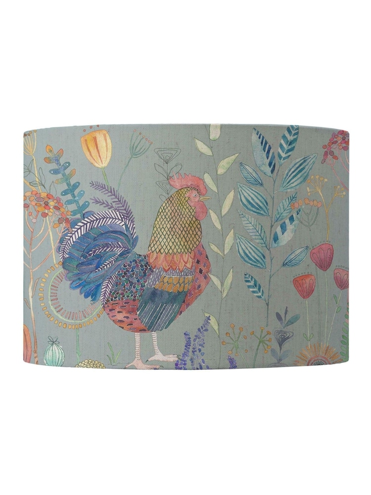 Voyage Maison Robins Egg Bilbury Flock Eva Lampshade - Image 2 of 2