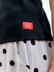 Bath & Body Works Red/White Poppy Short Sleeve Pyjamas Set - Image 6 of 6