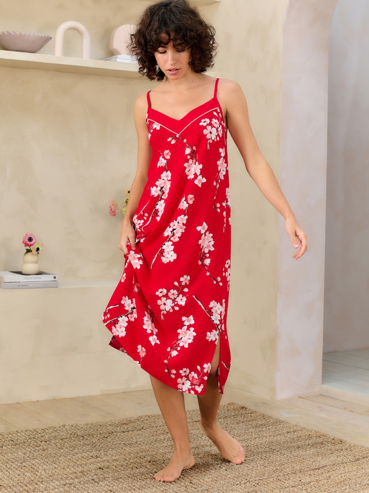 Bath & Body Works Red Japanese Cherry Blossom Slip - Image 1 of 9