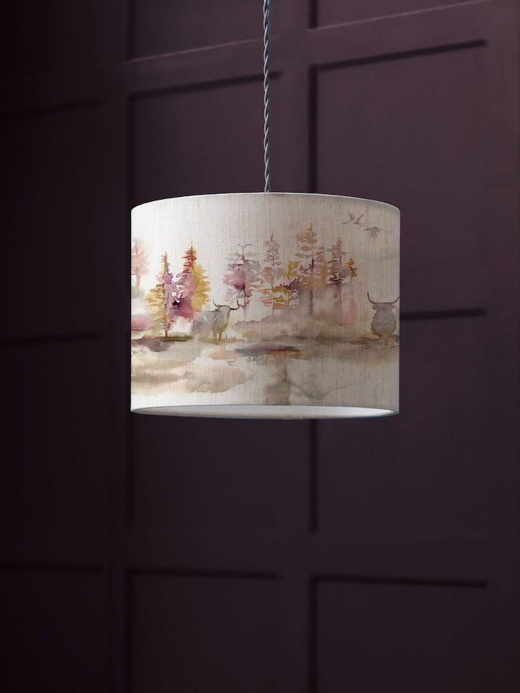 Voyage Maison Linen Caledonian Forest Eva Lampshade - Image 1 of 2