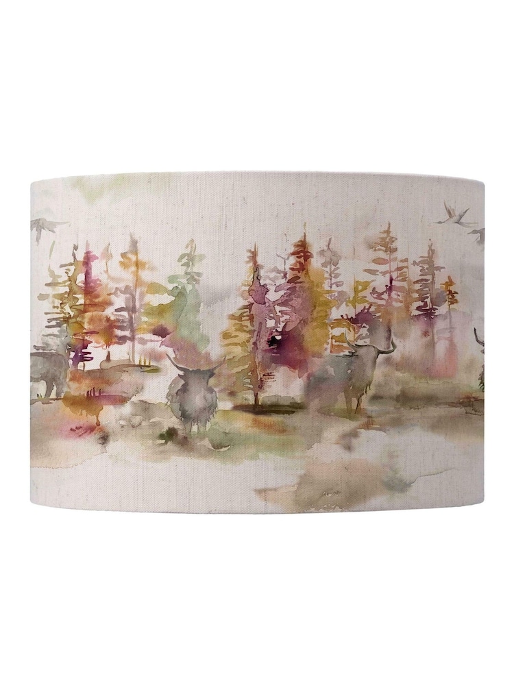 Voyage Maison Linen Caledonian Forest Eva Lampshade - Image 2 of 2