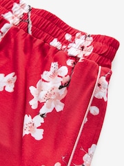 Bath & Body Works Red Japanese Cherry Blossom Short Sleeve Pyjama Set - Image 16 of 17