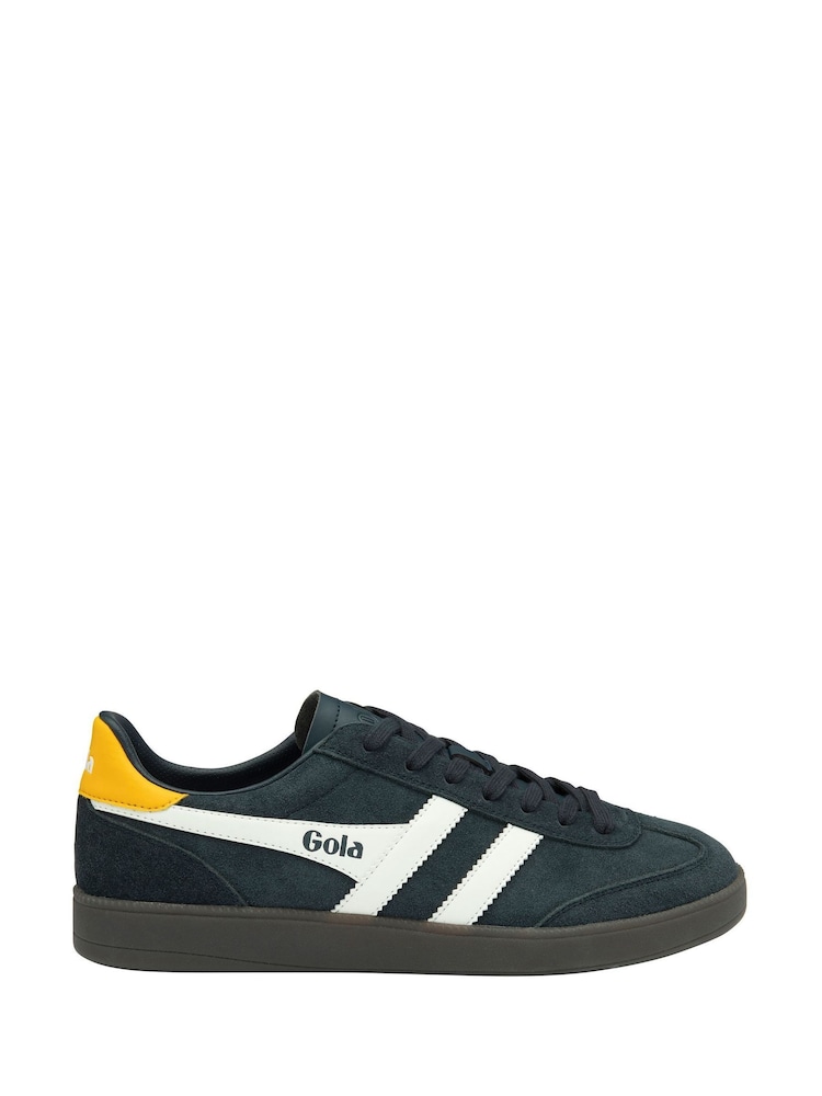 Gola Blue Mens Viper Suede Lace Up Trainers - Image 1 of 4