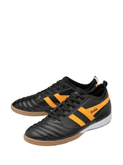 Gola Black Mens Ceptor TX Microfibre Lace-Up Football Trainers - Image 2 of 4