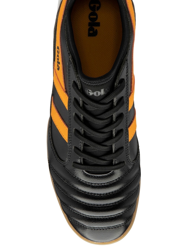 Gola Black Mens Ceptor TX Microfibre Lace-Up Football Trainers - Image 4 of 4