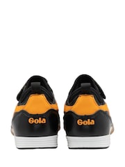 Gola Black Kids Ceptor TX QF Microfibre Strap Football Trainers - Image 3 of 4
