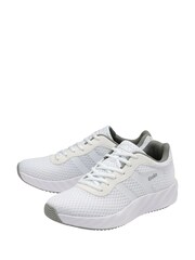 Gola White Ladies Draken Mesh Lace-Up Running Trainers - Image 2 of 4
