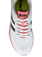 Gola White Ladies Typhoon RMD Recycled Mesh Lace Up Running Trainers - Image 4 of 4
