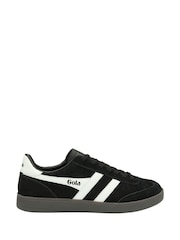 Gola Black Mens Viper Suede Lace Up Trainers - Image 1 of 4