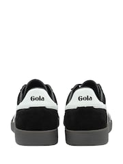 Gola Black Mens Viper Suede Lace Up Trainers - Image 3 of 4