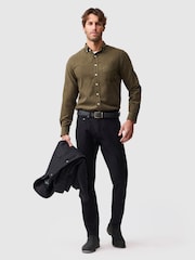 Rodd & Gunn Green Barrhill Sports Shirt - Image 3 of 6