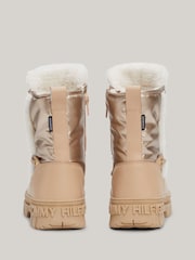 Tommy Hilfiger Gold Faux Fur Boots - Image 4 of 7