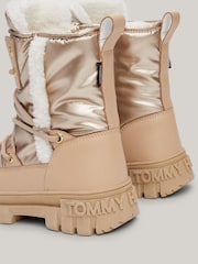Tommy Hilfiger Gold Faux Fur Boots - Image 7 of 7