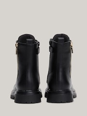 Tommy Hilfiger Black Lace-Up Boots - Image 4 of 7