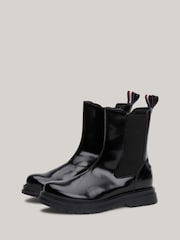 Tommy Hilfiger Black Chelsea Boots - Image 6 of 7