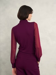 Hobbs Purple Ashley Top - Image 2 of 4
