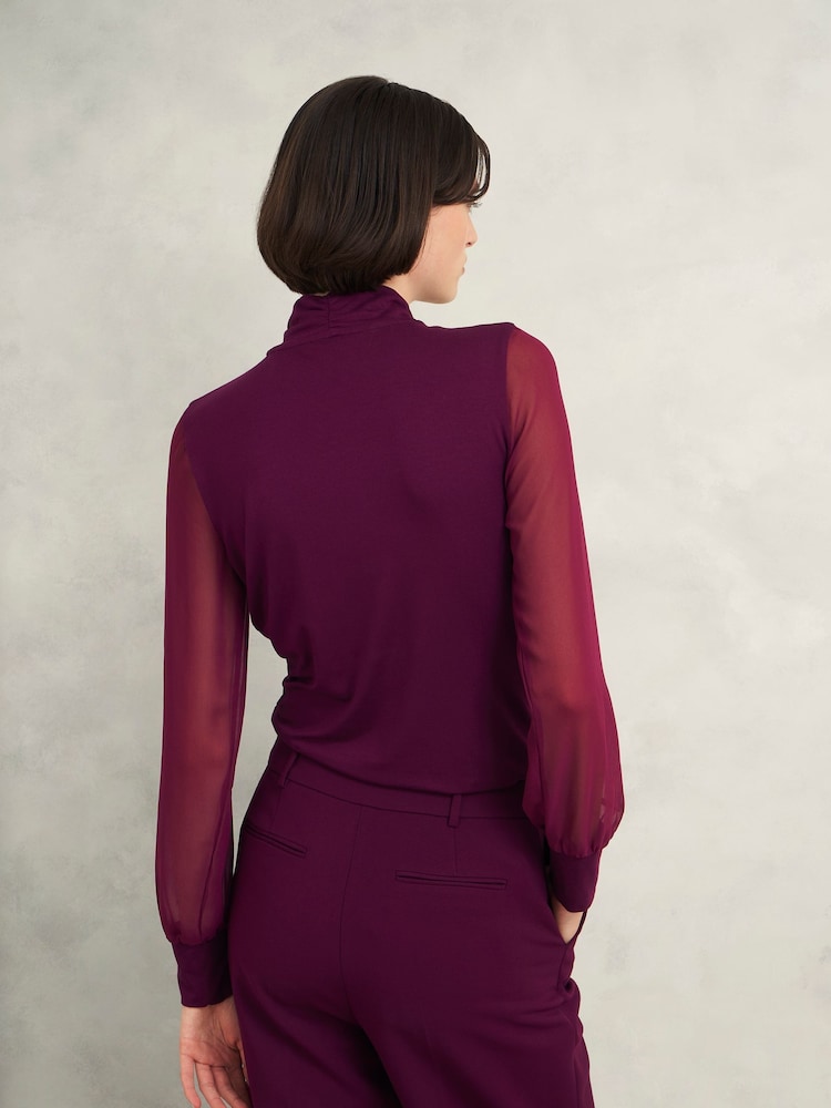 Hobbs Purple Ashley Top - Image 2 of 4