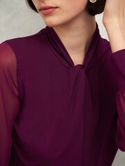 Hobbs Purple Ashley Top - Image 3 of 4