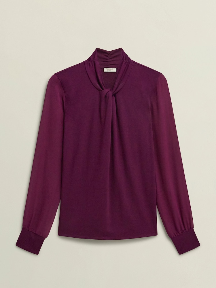 Hobbs Purple Ashley Top - Image 4 of 4