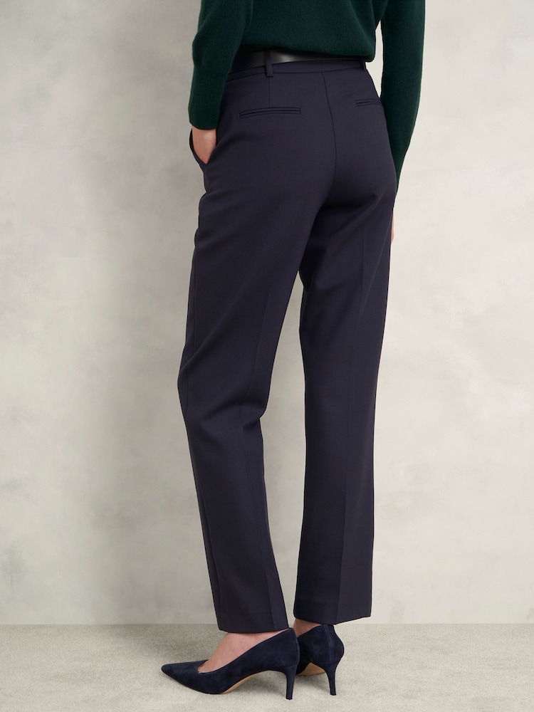 Hobbs Blue Gerrie Straight Trousers - Image 2 of 4 Hobbs Blue Gerrie Straight Trousers - Image 2 of 4