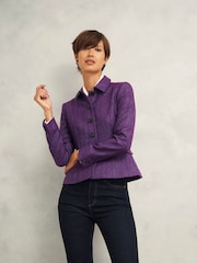 Hobbs Purple Daniella Jacket - Image 1 of 4