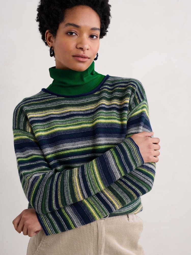 Seasalt Cornwall Green Fruity II Jumper - Image 1 of 5 Seasalt Cornwall Green Fruity II Jumper - Image 1 of 5