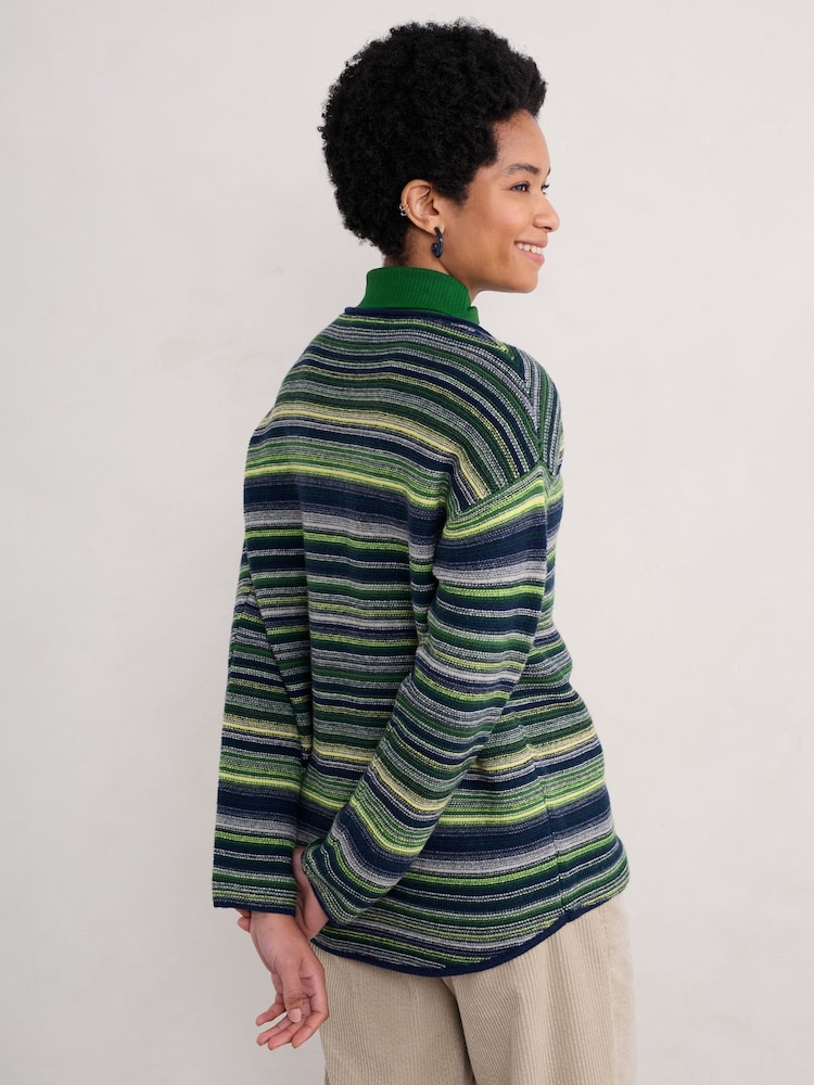 Seasalt Cornwall Green Fruity II Jumper - Image 2 of 5