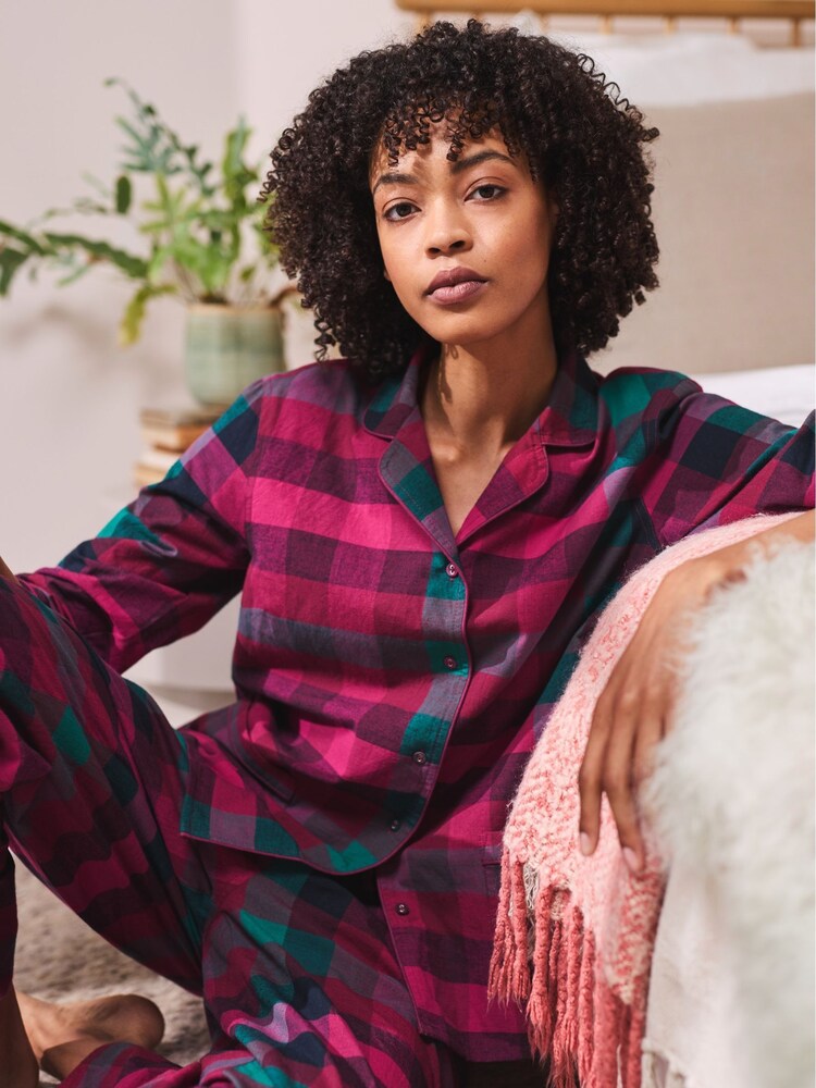 Seasalt Cornwall Pink 100% Cotton Pyjamas - Image 2 of 3