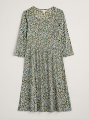 Seasalt Cornwall Green 3/4 Enor Dress - Image 4 of 5