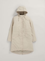 Seasalt Cornwall Natural Petite Plant Waterproof Hunter 2 Coat - Image 4 of 5