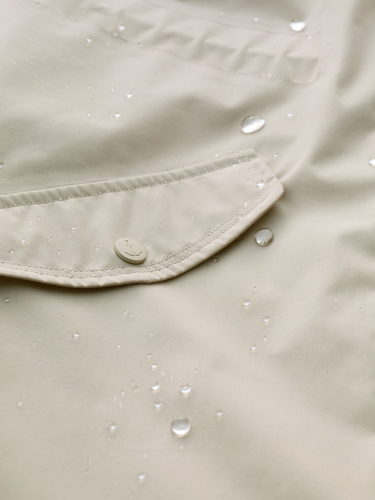 Seasalt Cornwall Natural Petite Plant Waterproof Hunter 2 Coat - Image 5 of 5