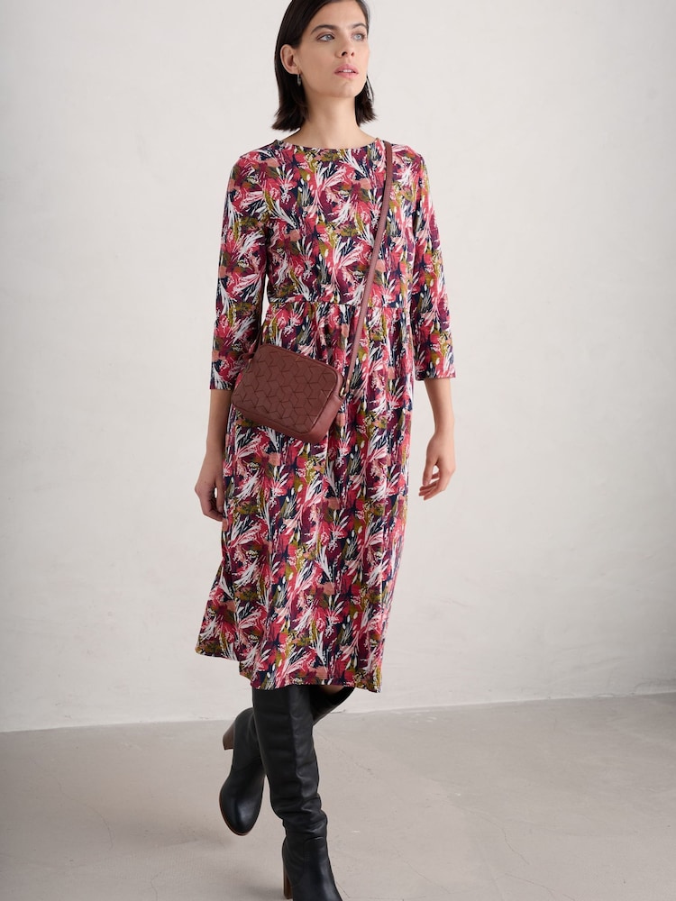 Seasalt Cornwall Pink Sea Strewn Dress - Image 1 of 5