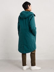 Seasalt Cornwall Blue Petite Plant Hunter 2 Coat - Image 2 of 5