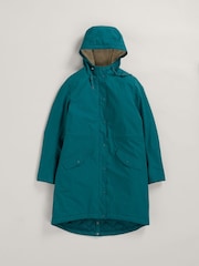 Seasalt Cornwall Blue Petite Plant Hunter 2 Coat - Image 4 of 5
