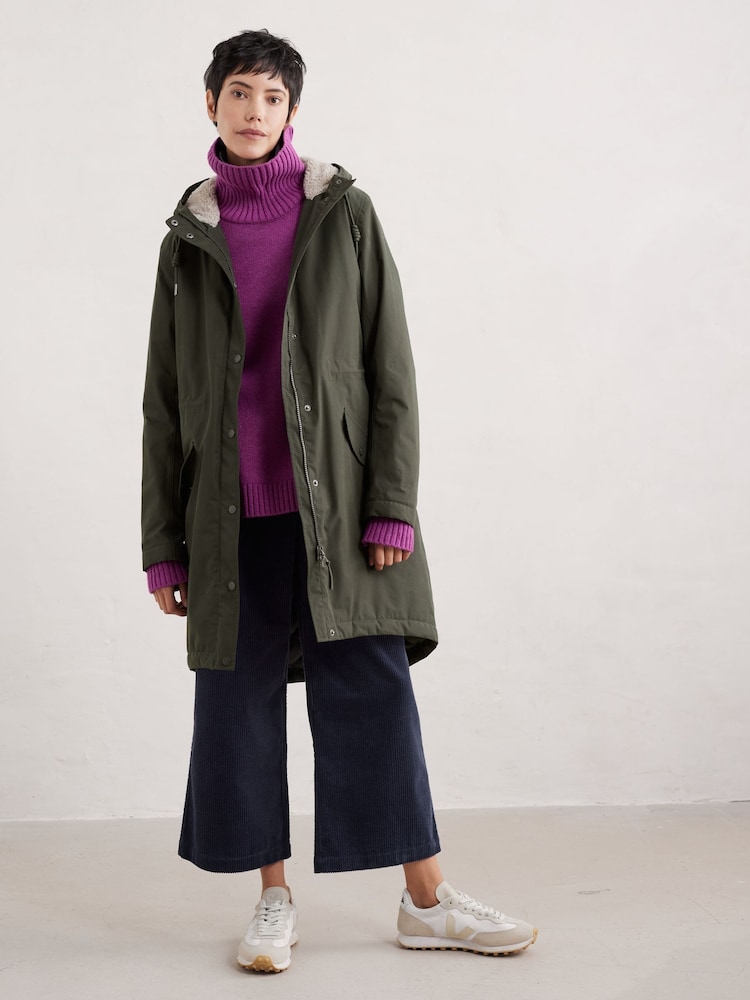 Seasalt Cornwall Green Petite Plant Hunter Coat - Image 1 of 9