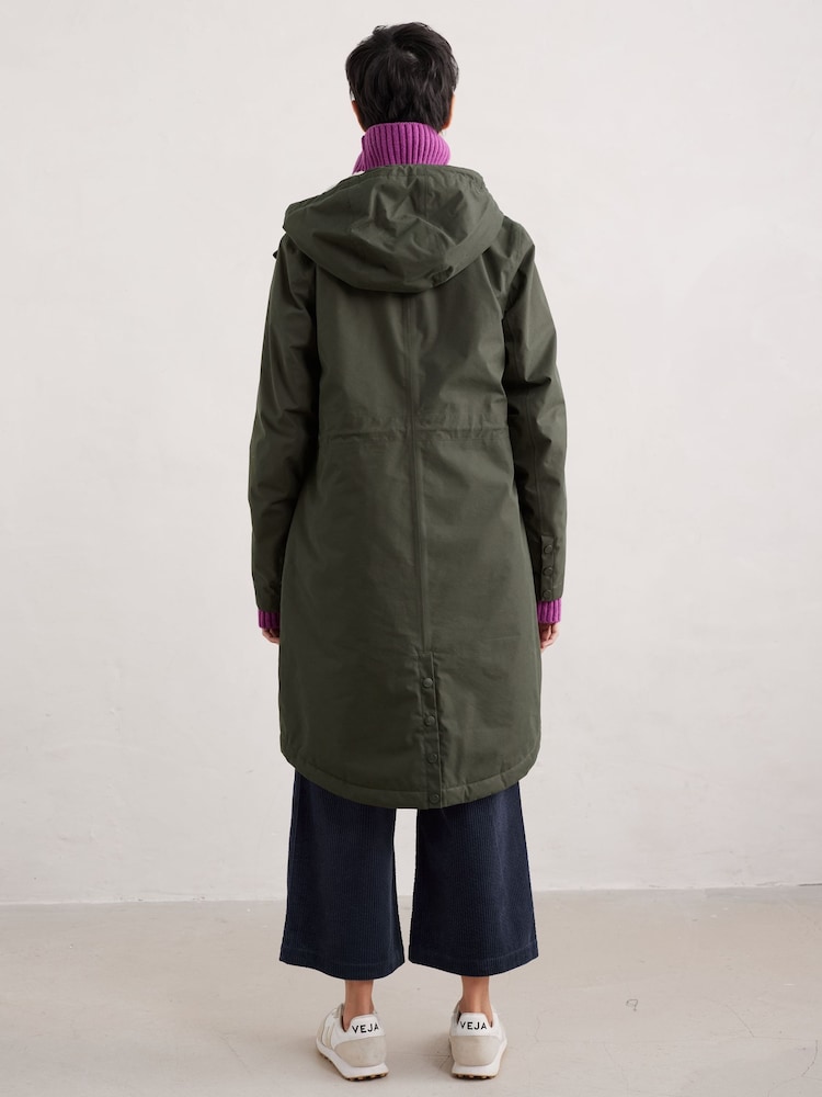 Seasalt Cornwall Green Petite Plant Hunter Coat - Image 2 of 9