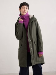 Seasalt Cornwall Green Petite Plant Hunter Coat - Image 7 of 9