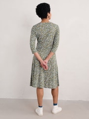 Seasalt Cornwall Green Petite 3/4 Enor Dress - Image 2 of 5