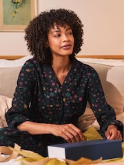 Seasalt Cornwall Black 100% Cotton Multi Simple Stars Pyjamas - Image 2 of 4