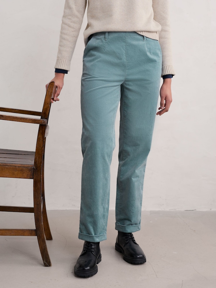 Seasalt Cornwall Blue Crackington Trousers - Image 1 of 5