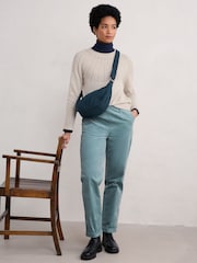 Seasalt Cornwall Blue Crackington Trousers - Image 3 of 5