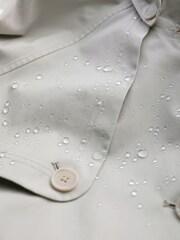 Seasalt Cornwall Grey Tall Penweathers Waterproof Trench Coat - Image 5 of 5
