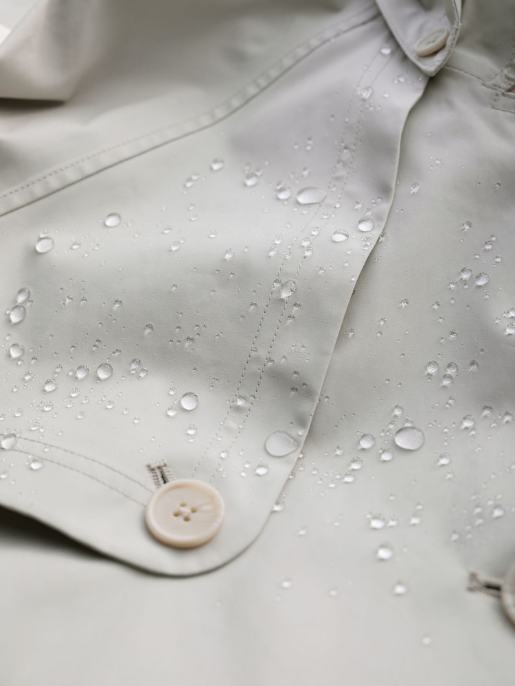 Seasalt Cornwall Grey Tall Penweathers Waterproof Trench Coat - Image 5 of 5