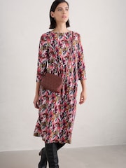 Seasalt Cornwall Pink Tall Sea Strewn Dress - Image 1 of 5