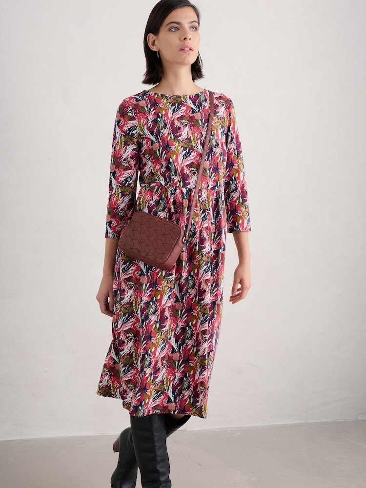 Seasalt Cornwall Pink Tall Sea Strewn Dress - Image 1 of 5