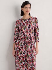 Seasalt Cornwall Pink Tall Sea Strewn Dress - Image 3 of 5