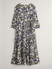 Seasalt Cornwall Green Tall Line Strokes Dress - Image 4 of 5