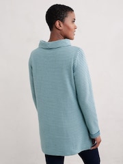 Bramble Bank Mist - Seasalt Cornwall Mawgan Porth Jacquard-Tunika aus Jersey - Bild 2 von 5