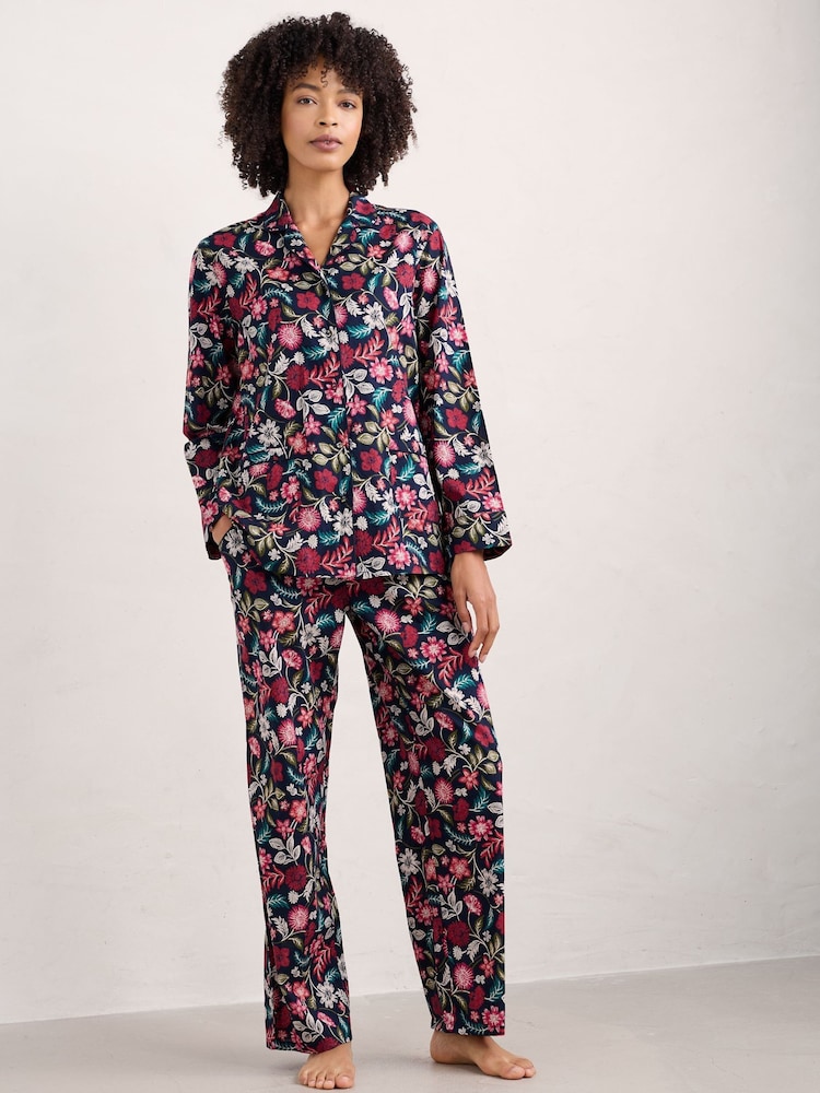 Seasalt Cornwall Black 100% Cotton Pyjamas - Image 1 of 5
