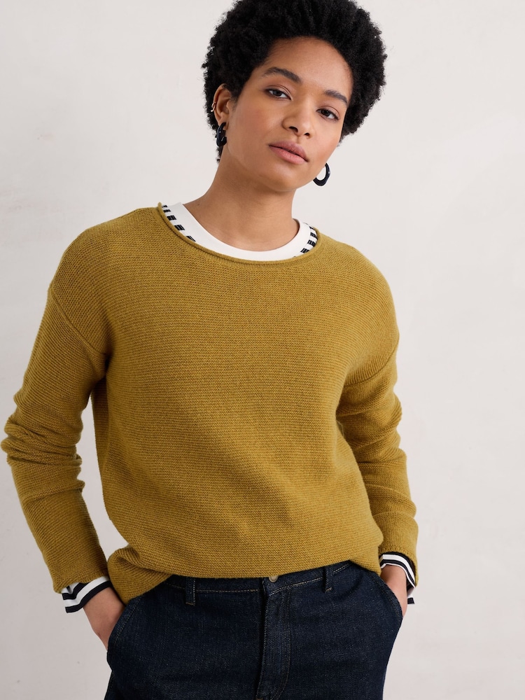 Seasalt Cornwall Yellow Fruity II Jumper - Image 1 of 5 Seasalt Cornwall Yellow Fruity II Jumper - Image 1 of 5